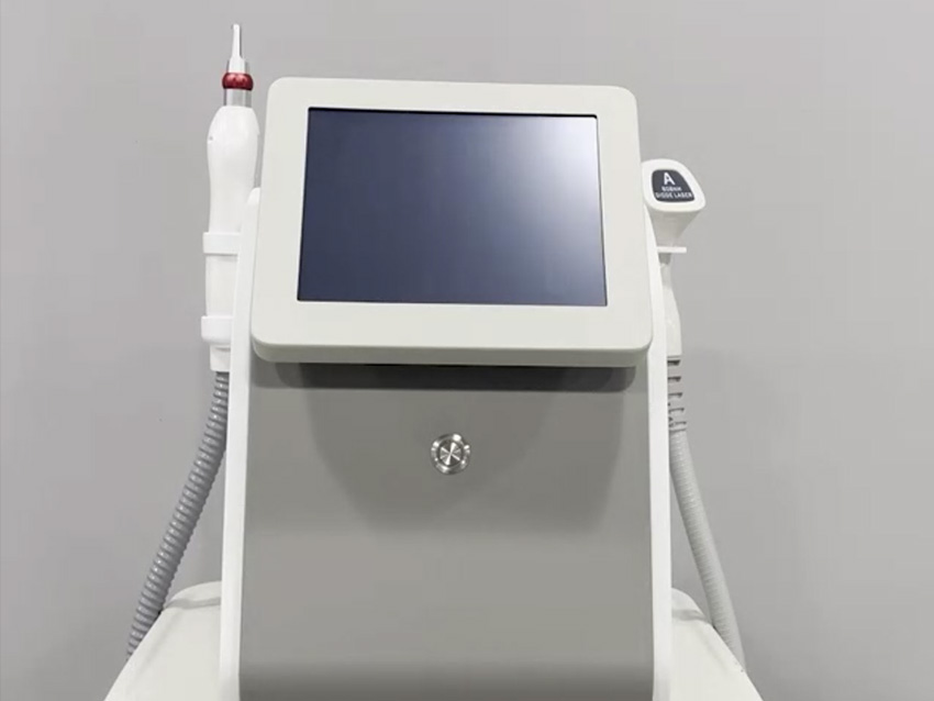 Laser de diodo Yag Laser 2 em 1 máquina para depilação indolor máquina de remoção de tatuagem peeling de carbono
