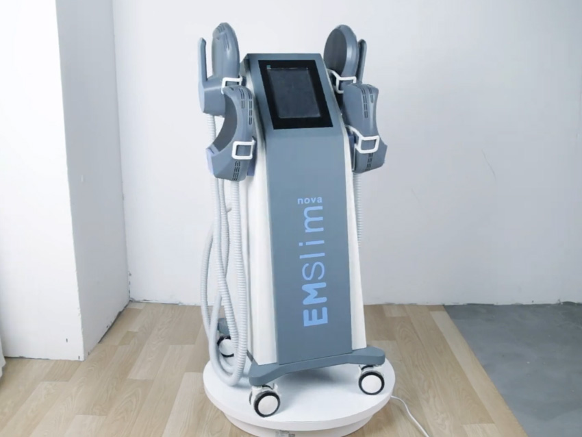 Máquina EMSculpt de quatro alças EMSlim NEO para remoção de gordura e construção muscular